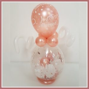 just married cadeau ballon