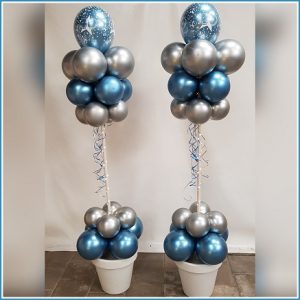 Bloempot chrome BP-004