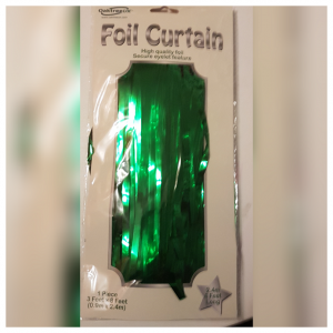 gordijn slinger groen