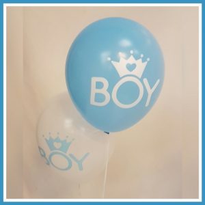 blauwe boy ballonnen